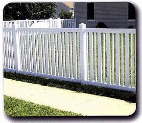 Pool Fence Styles vinyl fence